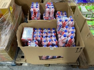 PALLET OF YAZOO 1L STRAWBERRY MILK DRINKS - BBE: SEP 2024: LOCATION - A2 (KERBSIDE PALLET DELIVERY)