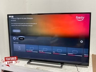 TOSHIBA 55" 4K HDR IMMERSIVE SMART TV - RRP: £285: LOCATION - A1