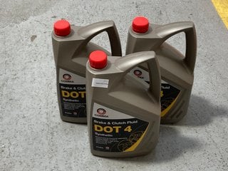 3 X 5L COMMA BRAKE & CLUTCH FLUID DOT 4 SYNTHETIC OIL: LOCATION - AR1