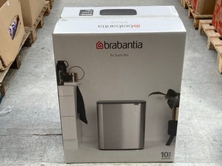 BRABANTIA BO TOUCH BIN (2 X 30L) IN MATT STEEL: LOCATION - AR2