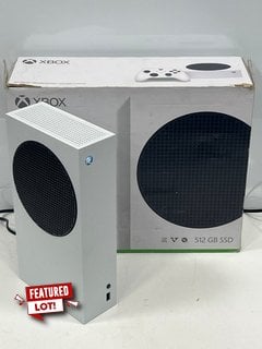 MICROSOFT XBOX SERIES S 512 GB GAMES CONSOLE IN WHITE: MODEL NO 1883 (BOXED WITH POWER CABLE) [JPTM125797]