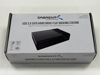 SABRENT USB 3.0 SATA HARD DRIVE FLAT DOCKING STATION (WITH BOX & ALL ACCESSORIES) [JPTM127003]