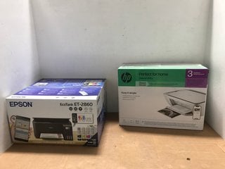 EPSON ECOTANK ET-2860 HOME PRINTER IN BLACK TO ALSO INCLUDE HP PERFECT FOR HOME DESKJET 2810E HOME PRINTER IN WHITE: LOCATION - J10