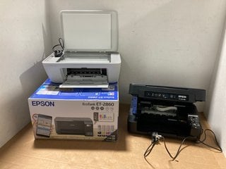 3 X HOME PRINTERS TO INCLUDE EPSON ECOTANK ET-2860 HOME PRINTER IN BLACK: LOCATION - J12