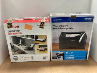 CANON PIXMA TS705A WIRELESS HOME PRINTER IN BLACK TO ALSO INCLUDE BROTHER HL-L2400DW HOME PRINTER IN BLACK: LOCATION - J13