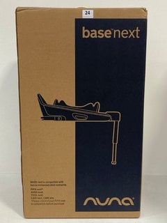 NUNA BASE NEXT ROTATING ISOFIX BASE IN CAVIAR - RRP £220: LOCATION - FRONT BOOTH