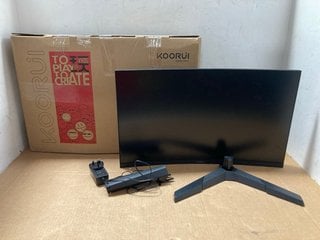 2 X KOORUI 27 INCH FULL HD GAMING MONITORS - MODEL: 27N1A - COMBINED RRP £300: LOCATION - J15