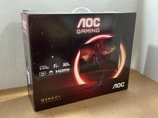 AOC Q24G2A 24 INCH IPS WIDESCREEN GAMING MONITOR - RRP £189: LOCATION - J16