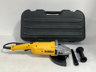 DEWALT 240V 9" ELECTRIC ANGLE GRINDER MODEL: DWE492K - RRP £149: LOCATION - FRONT BOOTH