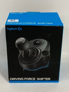 LOGITECH DRIVING FORCE SHIFTER IN BLACK: LOCATION - FRONT BOOTH