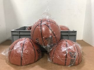 7 X EVERLAST VX100 GAME BALL BASKETBALLS - SIZE 7: LOCATION - H12