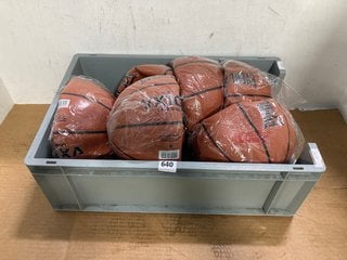 6 X EVERLAST VX100 GAME BALL BASKETBALLS - SIZE 7: LOCATION - H13