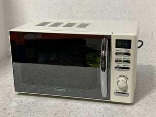 RUSSELL HOBBS LEGACY COMPACT DIGITAL MICROWAVE OVEN IN CREAM: LOCATION - H15