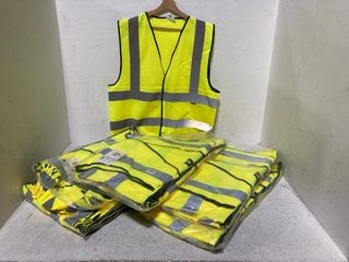 QTY OF BEESWIFT HI-VIS VESTS IN YELLOW - SIZE UK XL: LOCATION - H16