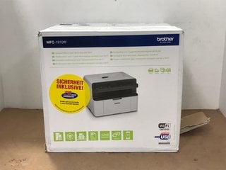 BROTHER MFC-1910W COMPACT MONO LASER ALL-IN-ONE WITH WI-FI OFFICE PRINTER IN WHITE: LOCATION - E14