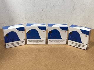 4 X BOXES OF 10 DISPOSABLE ELFBARS (20MG) - 600 PUFFS IN BLUE RAZZ FLAVOUR - BBE: 10.08.2026 (PLEASE NOTE: 18+YEARS ONLY. ID MAY BE REQUIRED): LOCATION - E0