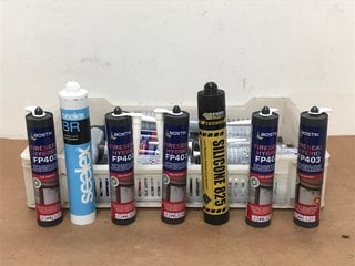 QTY OF SEALANT TUBES TO INCLUDE QTY OF BOSTIK FIRESEAL HYBRID FP403 FIRE PROTECT SEALANT: LOCATION - E11