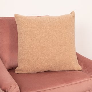 10 X TEDDY CUSHION COVERS IN LIGHT BROWN - COMBINED RRP £200: LOCATION - CR1