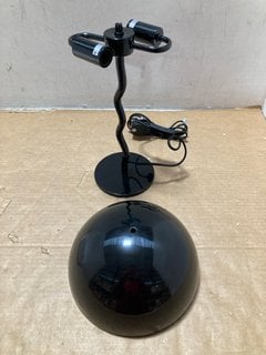 ALORA TABLE LAMP IN BLACK - RRP £99: LOCATION - BR2