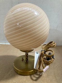 ELEANOR TABLE LAMP IN ROSE: LOCATION - BR3