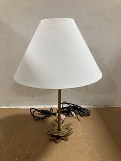 MELODY TABLE LAMP IN ANTIQUE BRASS: LOCATION - BR4