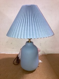 COLORADO CERAMIC FLOOR LAMP IN BLUE - RRP £198: LOCATION - BR4