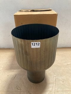 NKUKU DASALLA PLANTER IN AGED BRASS: LOCATION - BR6