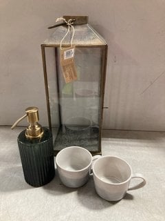 QTY OF ASSORTED NKUKU ITEMS TO INCLUDE NAMPO LARGE LANTERN: LOCATION - BR6