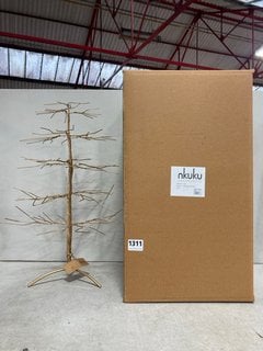 2 X CHARIDA WIRE TREE - BRASS - SMALL: LOCATION - DR10