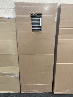 SMOKE TUBE ON TUBE HEATED TOWEL RADIATOR 1348 X 500MM - RRP £420: LOCATION - A5