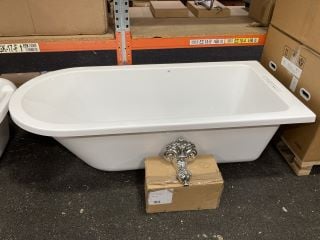 1710 X 790MM TRADITIONAL SINGLE ENDED FREESTANDING BATH WITH A SET OF CHROME CLAW AND BALL FEET RRP £1039: LOCATION - B3