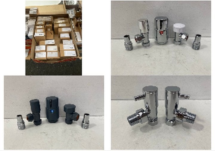 QTY OF ASSORTED RADIATOR VALVES - RRP £600: LOCATION - R2