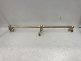 TRADITIONAL SHOWER SLIDE RAIL IN BRUSHED BRASS - RRP £195: LOCATION - R2