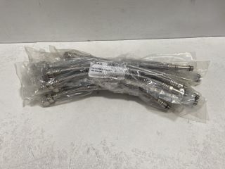 QTY OF 15MM X M12 X 300MM FLEXI TAP CONNECTORS - RRP £100: LOCATION - R2