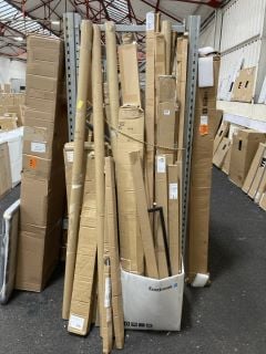 (COLLECTION ONLY) QTY OF ASSORTED ITEMS TO INCLUDE WET ROOM SUPPORT BAR, SHOWER WALL PROFILES, SHOWER TRAY PANEL PACK & OTHER ITEMS - RRP £800: LOCATION - B6 ISLAND