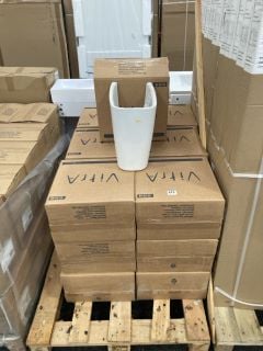 (COLLECTION ONLY) PALLET OF VITRA CERAMIC SEMI PEDESTALS - RRP £900: LOCATION - B6