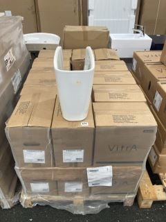 (COLLECTION ONLY) PALLET OF VITRA CERAMIC SEMI PEDESTALS - RRP £900: LOCATION - B6