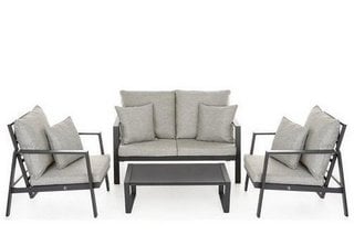 OUTDOOR GARDEN RECLINING SOFA SET IN GREY: LOCATION - D1