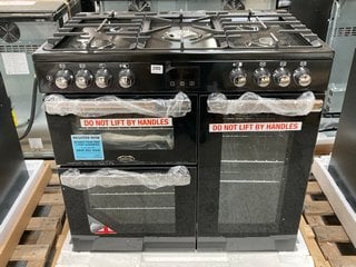 BELLING COOKCENTRE 90DFT RANGE COOKER IN BLACK : MODEL BELCOOKCENTRE90DFT - RRP £999: LOCATION - D3