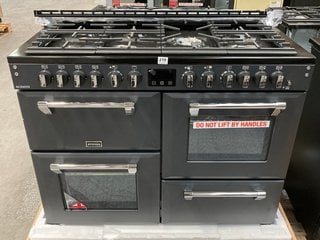 STOVES RICHMOND MK22 RANGE COOKER IN MATTE ANTHRACITE FINISH : MODEL STRICHS1100DF - RRP £1999: LOCATION - D3