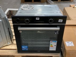 BEKO BUILT IN SINGLE ELECTRIC OVEN: MODEL BBIS25300XC - RRP £289: LOCATION - C1