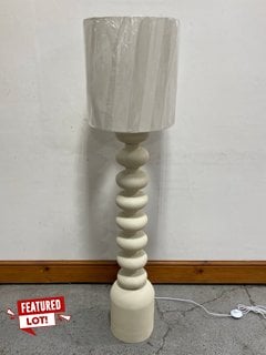 EMIL FLOOR LAMP IN CREAM - RRP £345: LOCATION - C2