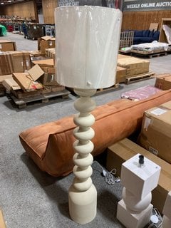 EMIL FLOOR LAMP IN CREAM - RRP £345: LOCATION - C3