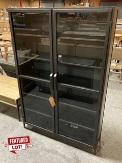 NKUKU TAKUA IRON CABINET - DARK GREY - WIDE - RRP £1600: LOCATION - A4