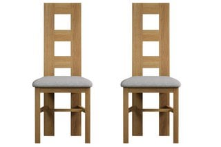 FLOWBACK/FLORENCE WAV003 CHAIR FRAME - NATURAL - PAIR - RRP £280: LOCATION - A6