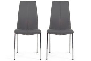 JP - CAVELLO/CARSEN/CLIFTON GREY DINING CHAIR (PAIR) - RRP £170: LOCATION - A6