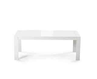 BALTIMORE EXT. HIGH GLOSS WHITE TABLE - RRP £599: LOCATION - A6