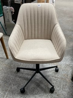 JOHN LEWIS & PARTNERS TORONTO OFFICE CHAIR IN NATURAL RRP - £189: LOCATION - C5