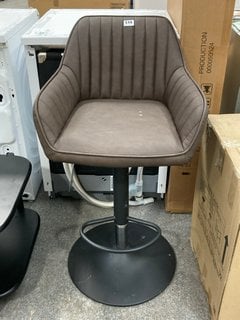 JOHN LEWIS & PARTNERS BARSTOOL IN BROWN: LOCATION - C5