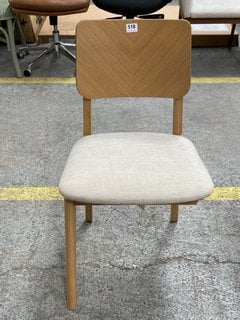 JOHN LEWIS & PARTNERS FERN DINING CHAIR IN OAK/NATURAL: LOCATION - C5